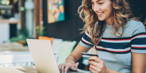 Woman Making Online Purchase