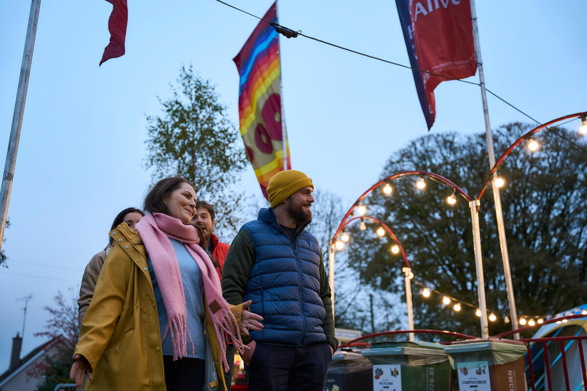 Visitors enjoying Puca Festival, Meath