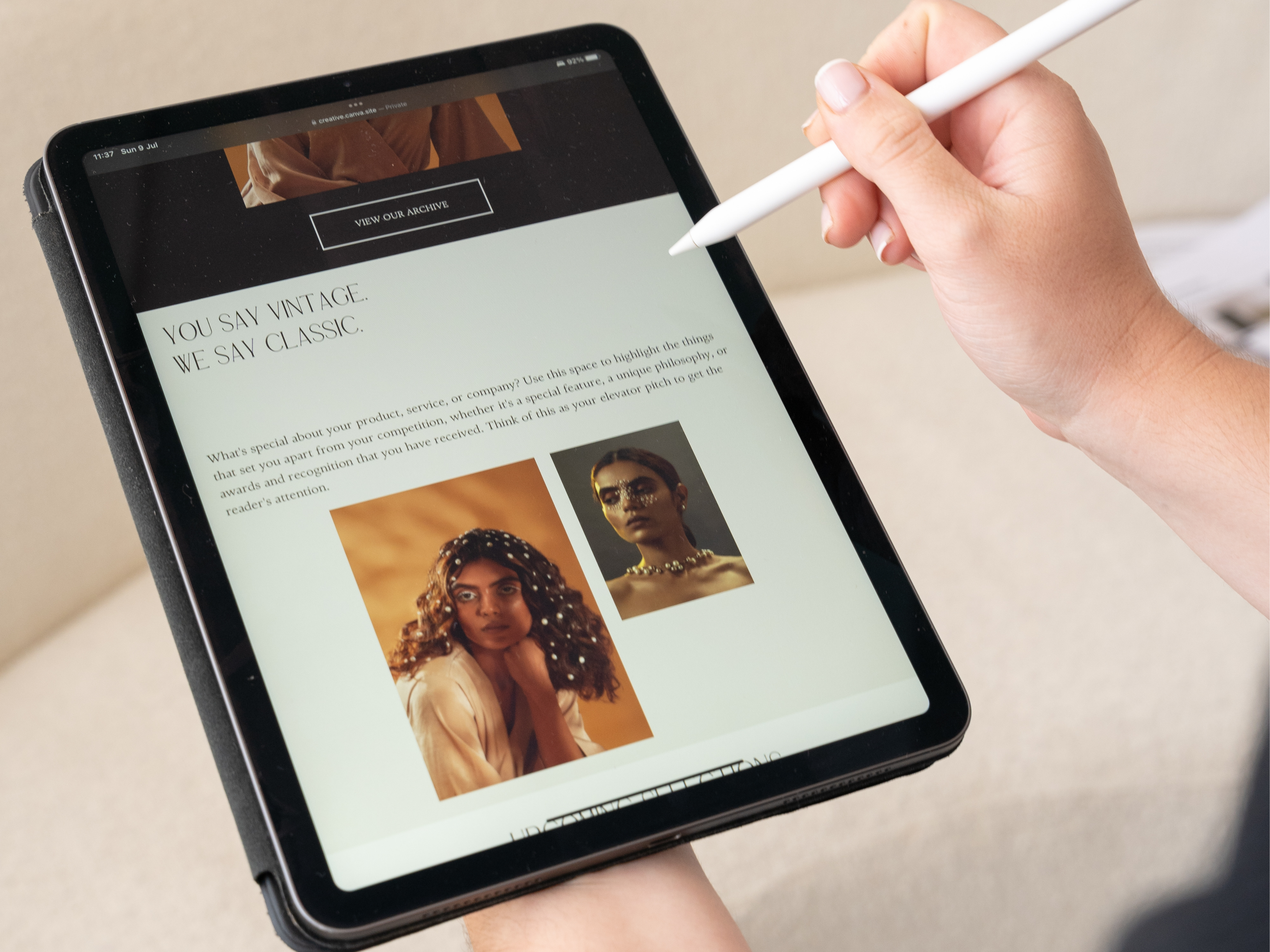 A brands website