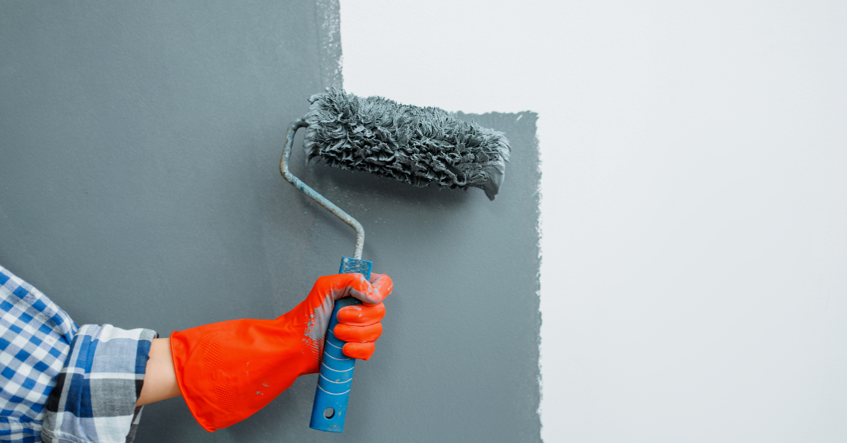 Painting a wall
